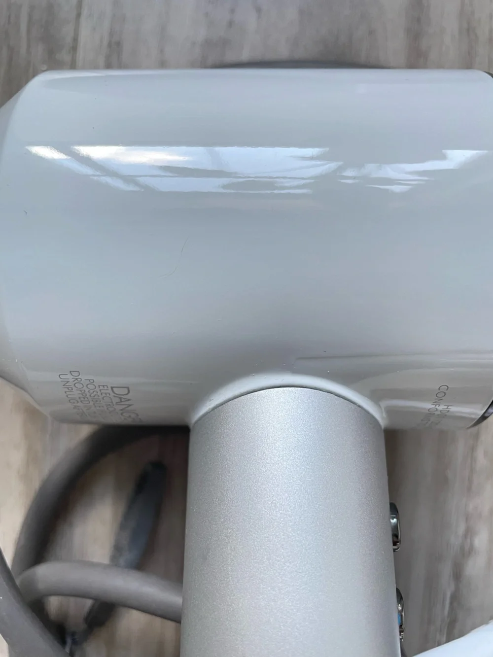 Dyson Hair Dryer with Travel Case - Silver/white